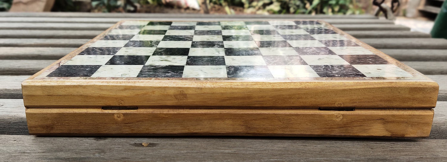 Artistic Wooden Chess Game Board- 12"