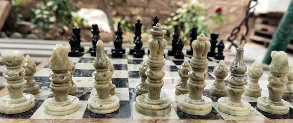 Artistic Wooden Chess Game Board- 12"