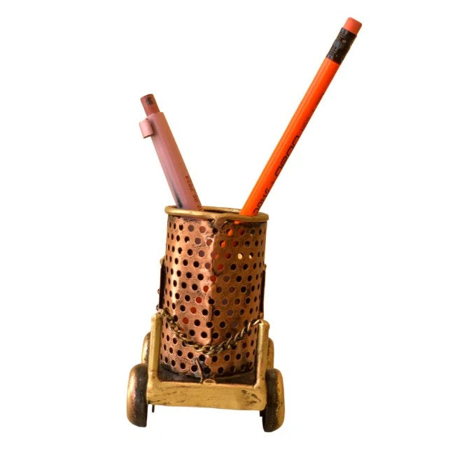 Elegant Handmade Iron Pen Holder Krishna Pen Stand