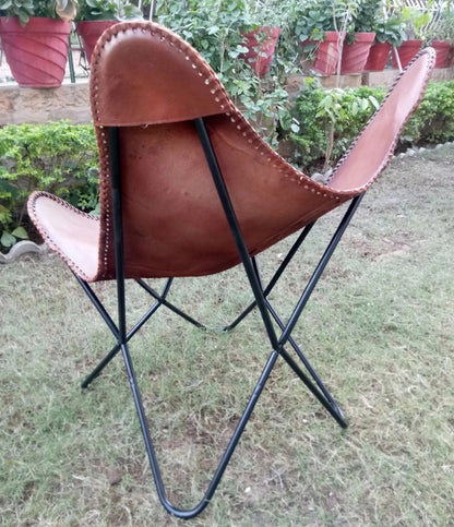 Leather Chair, Leisure Butterfly Chair