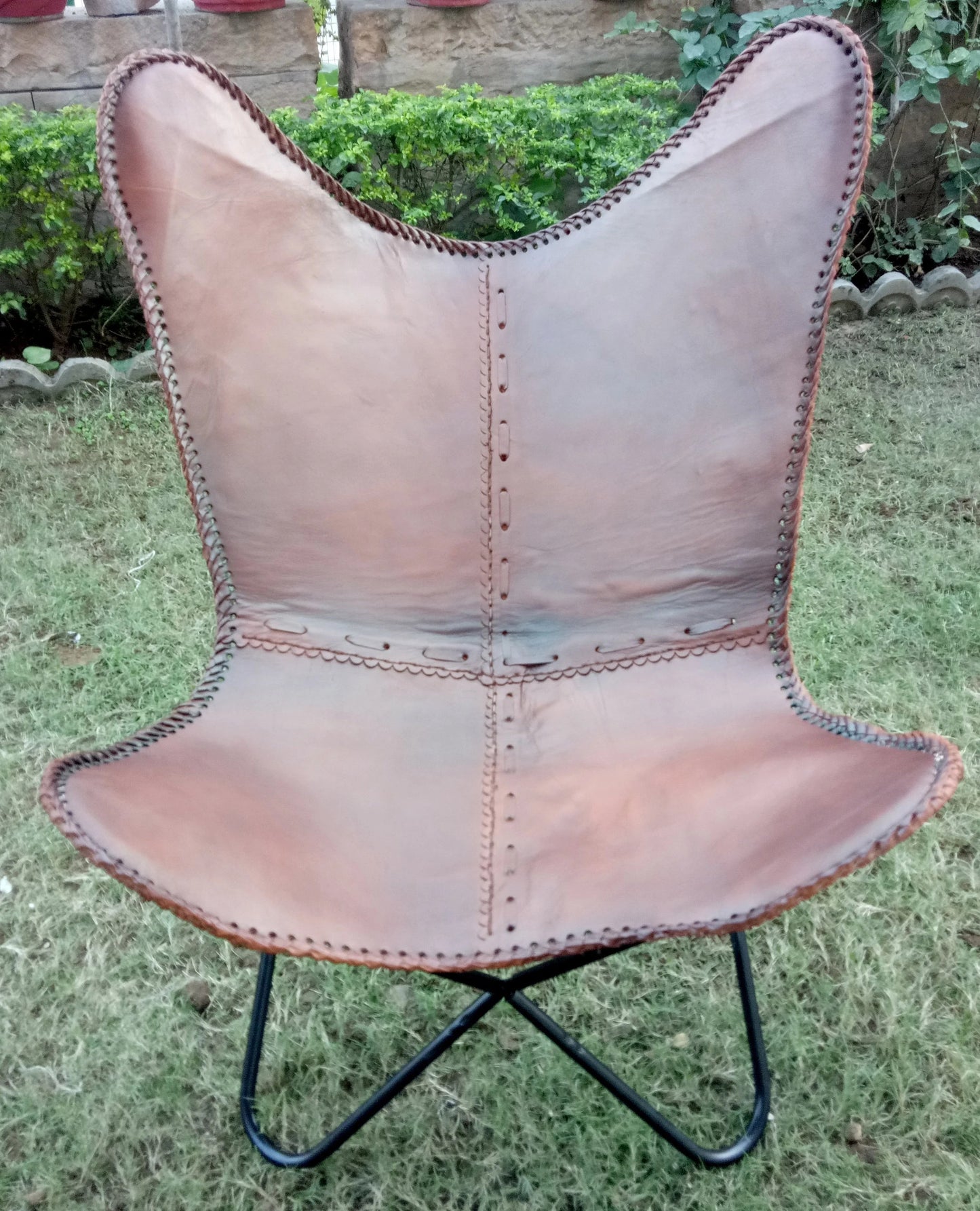 Leather Chair, Leisure Butterfly Chair