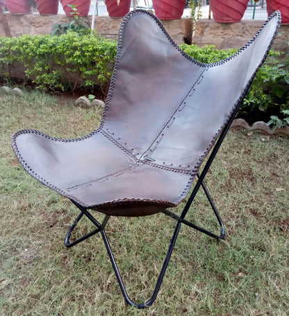 Leather Chair, Leisure Butterfly Chair