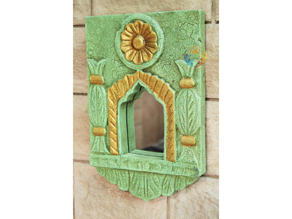 Unique Wood Wall Frame | Handcrafted Photo or Mirror
