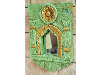 Unique Wood Wall Frame | Handcrafted Photo or Mirror
