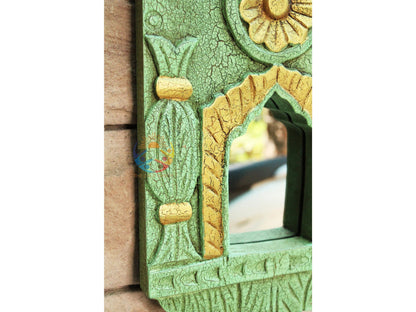 Unique Wood Wall Frame | Handcrafted Photo or Mirror