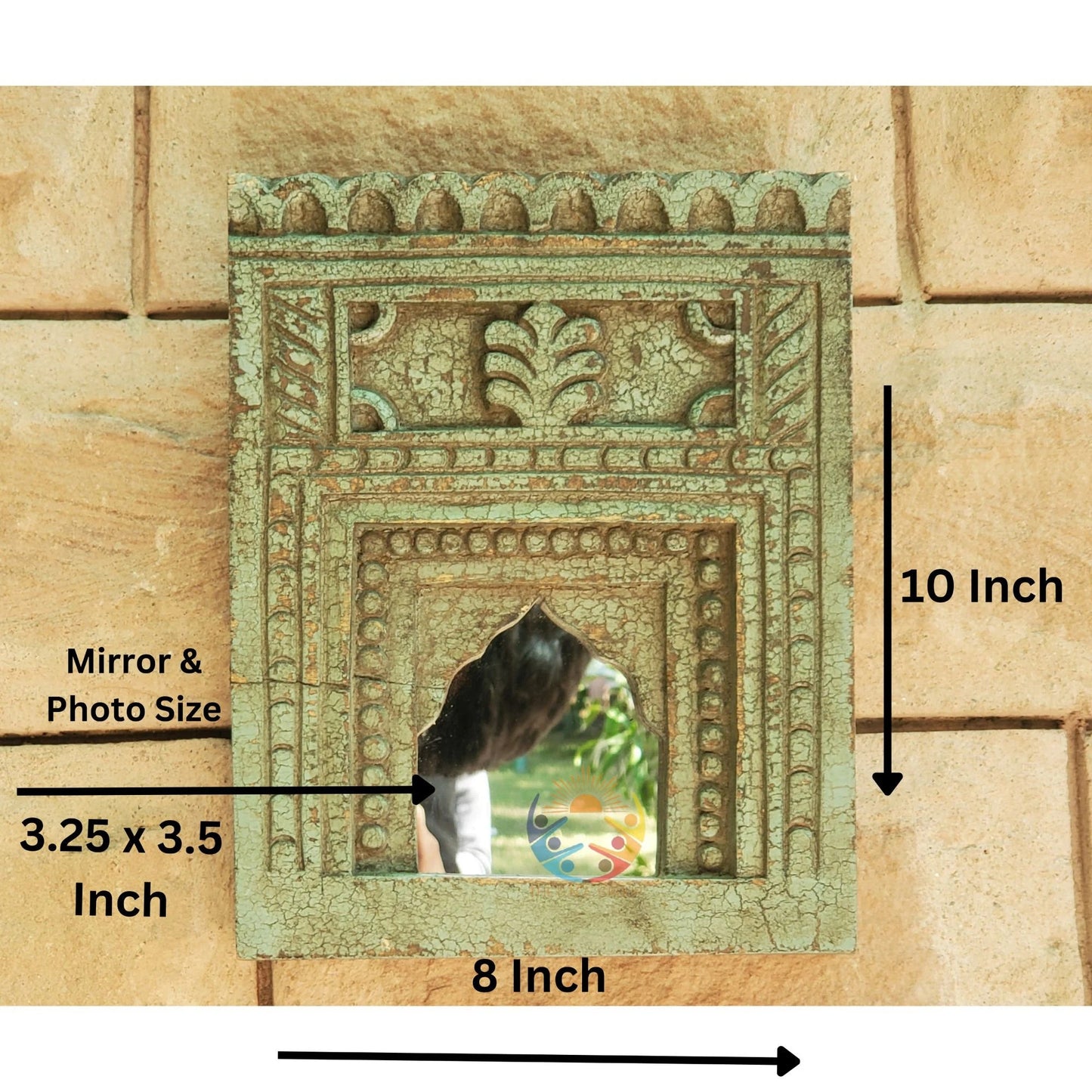 Artistic Handmade Frame | Photo Mirror Display Accent