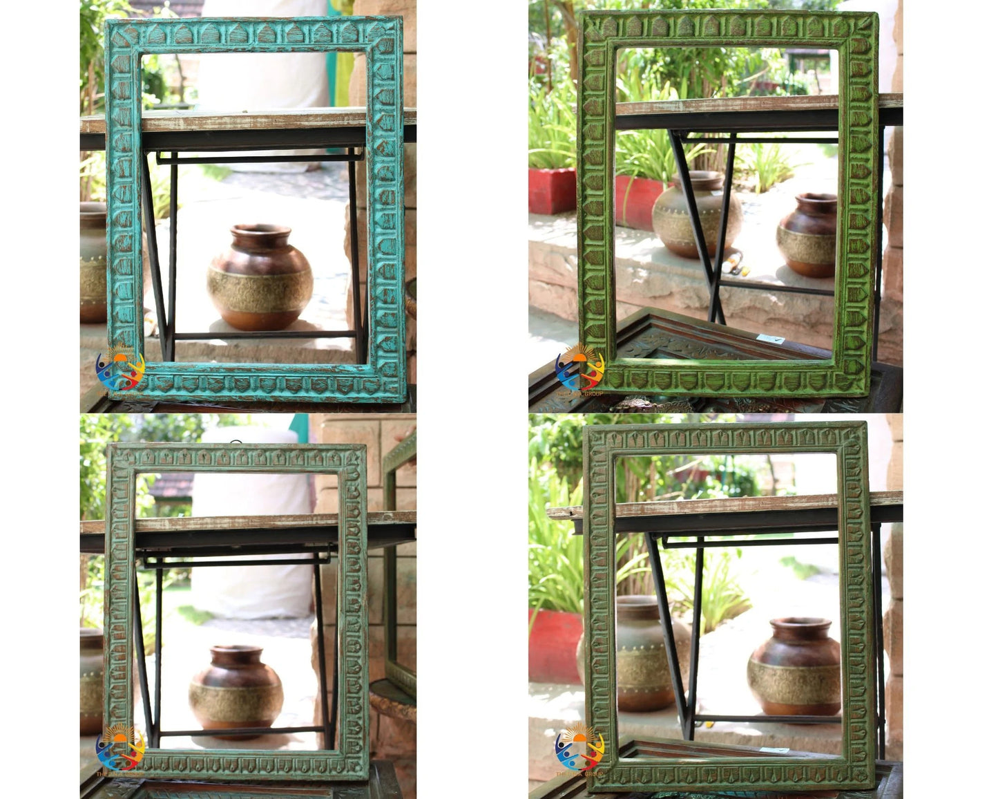 Reclaimed Wooden Mirror Frame