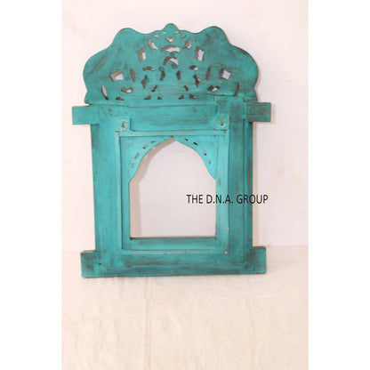Wooden Elephant Handcarved Handpainted Frame