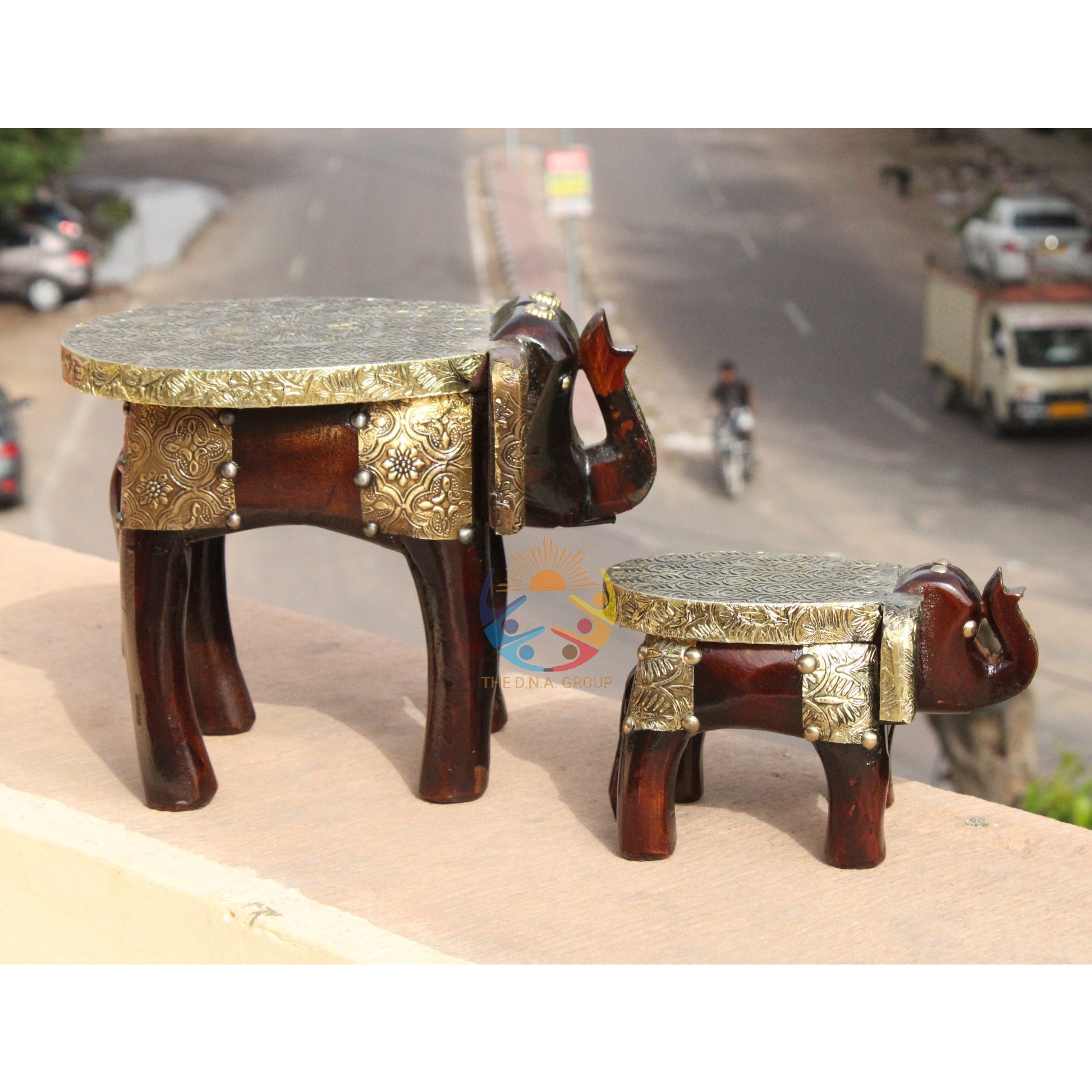 Handmade Brass Fitted Stool_8
