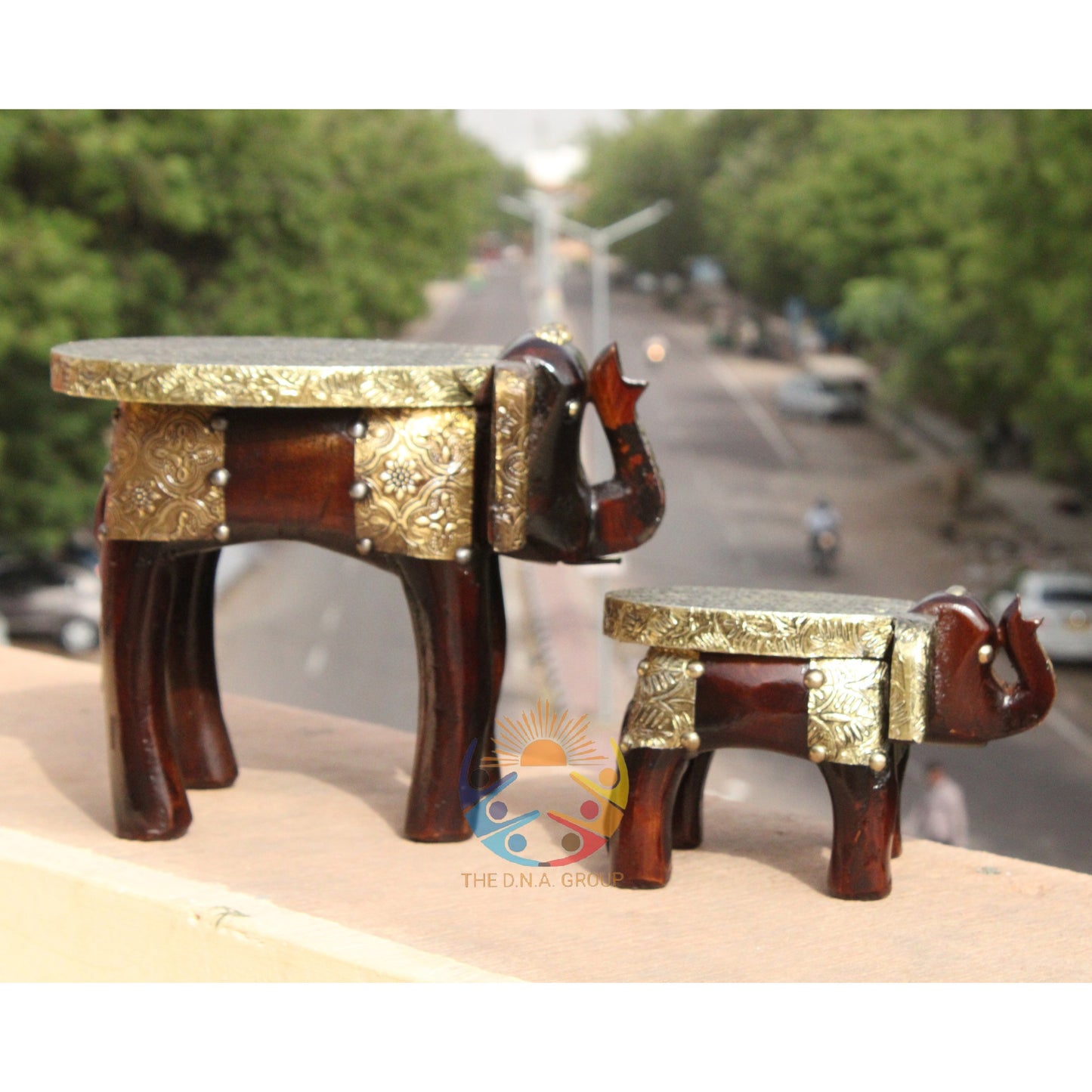 Handmade Brass Fitted Stool_2
