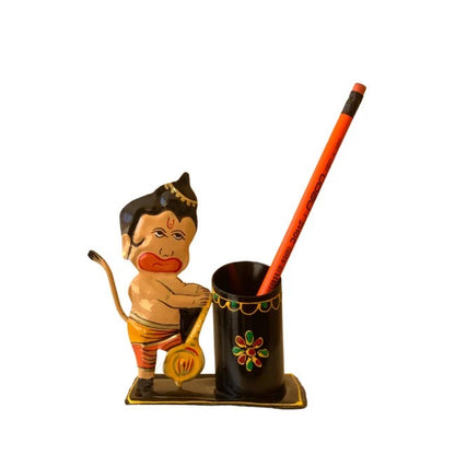 Elegant Handmade Iron Pen Holder Krishna Pen Stand