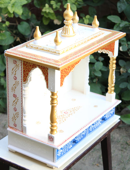 Indian Style Wooden Mandir