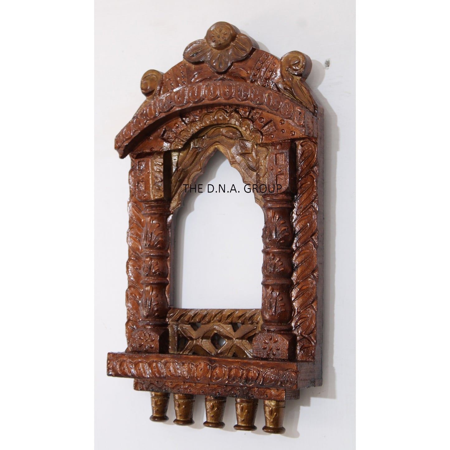 Wooden jharokha design photo frame latest unique style modern interior home decoration wall hanging frames