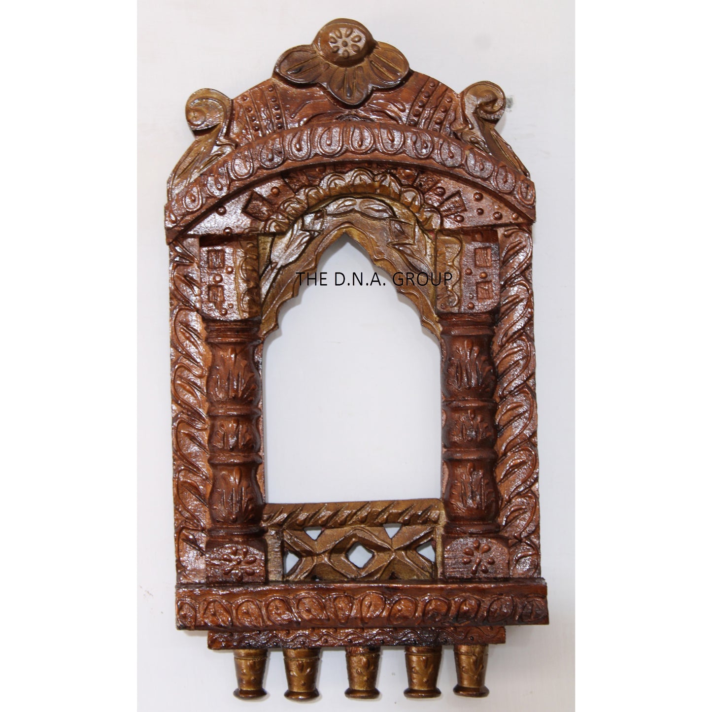 Wooden jharokha design photo frame latest unique style modern interior home decoration wall hanging frames