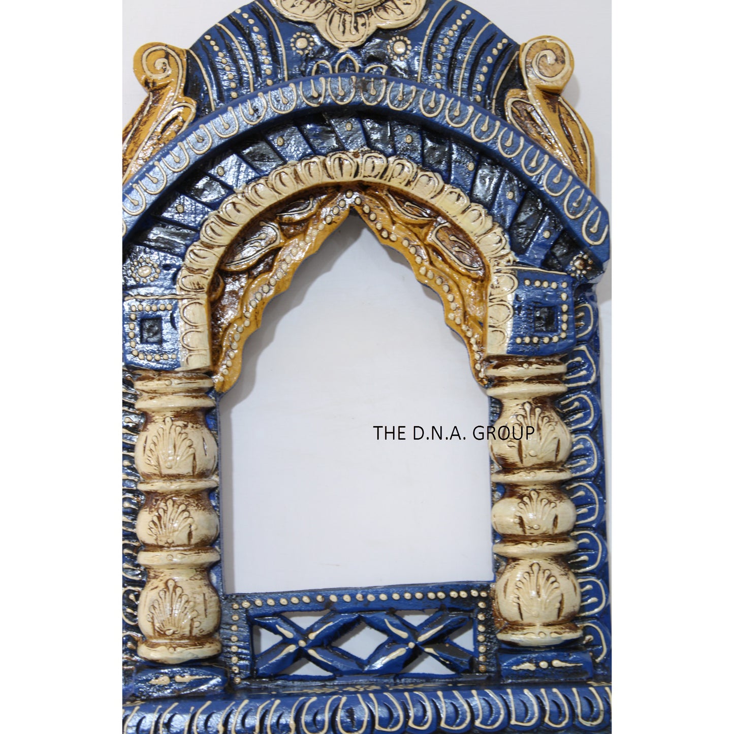 Wooden jharokha design photo frame latest unique style modern interior home decoration wall hanging frames