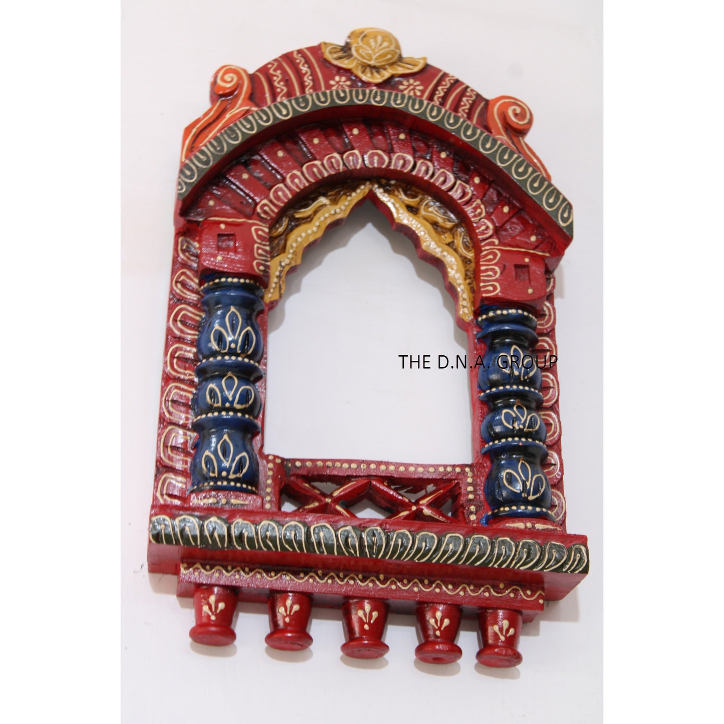 Wooden jharokha design photo frame latest unique style modern interior home decoration wall hanging frames