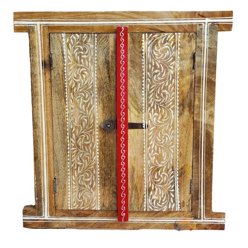 Village Theme Decor Wooden Window