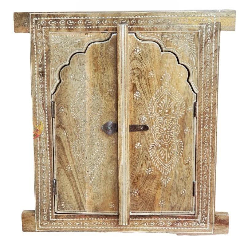 Village Theme Decor Wooden Window