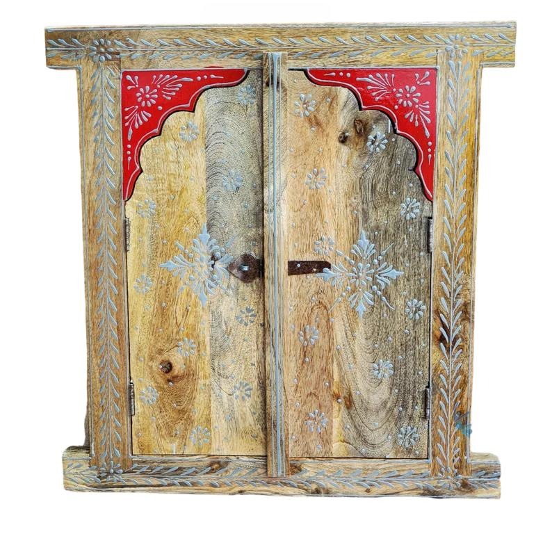 Village Theme Decor Wooden Window