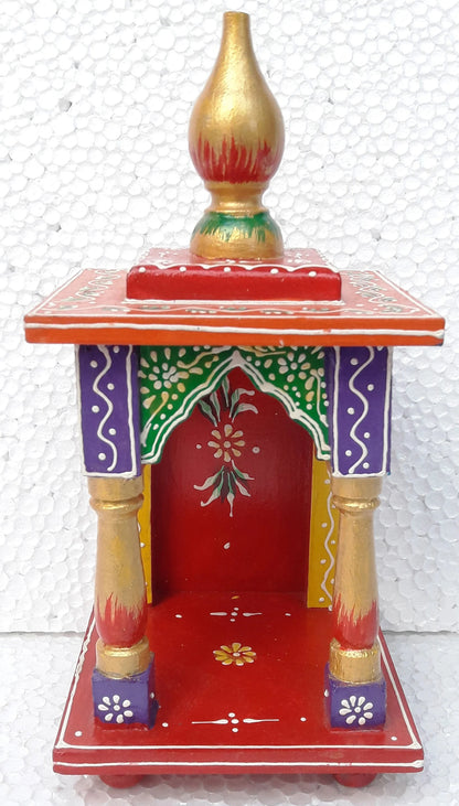 Small/ Tiny Wooden Temple Handcrafted Temples