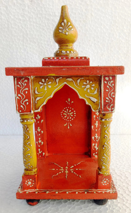 Small/ Tiny Wooden Temple Handcrafted Temples