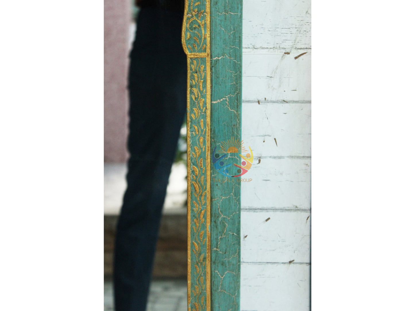 Wooden Frame Wall Mirror Decorative Bath
