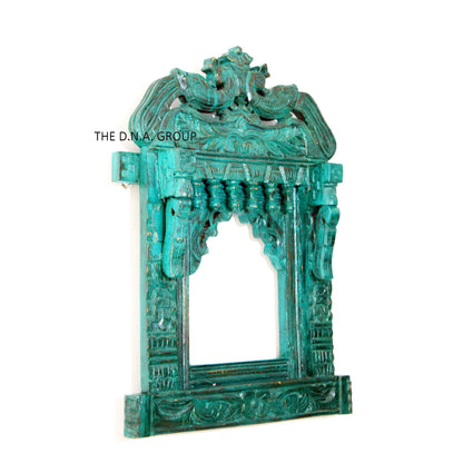 Wooden Mirror Frame Mehrabi Carved