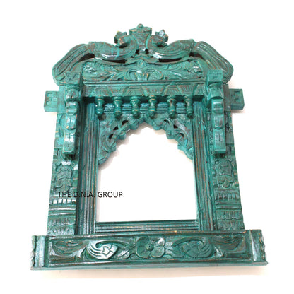Wooden Mirror Frame Mehrabi Carved
