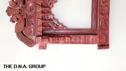 Wooden Mirror Frame Mehrabi Carved