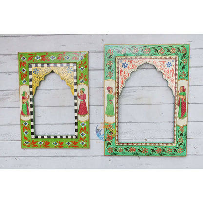 Handcrafted Artistic Wood Frame | Dual Use Design