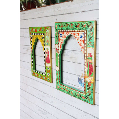 Handcrafted Artistic Wood Frame | Dual Use Design