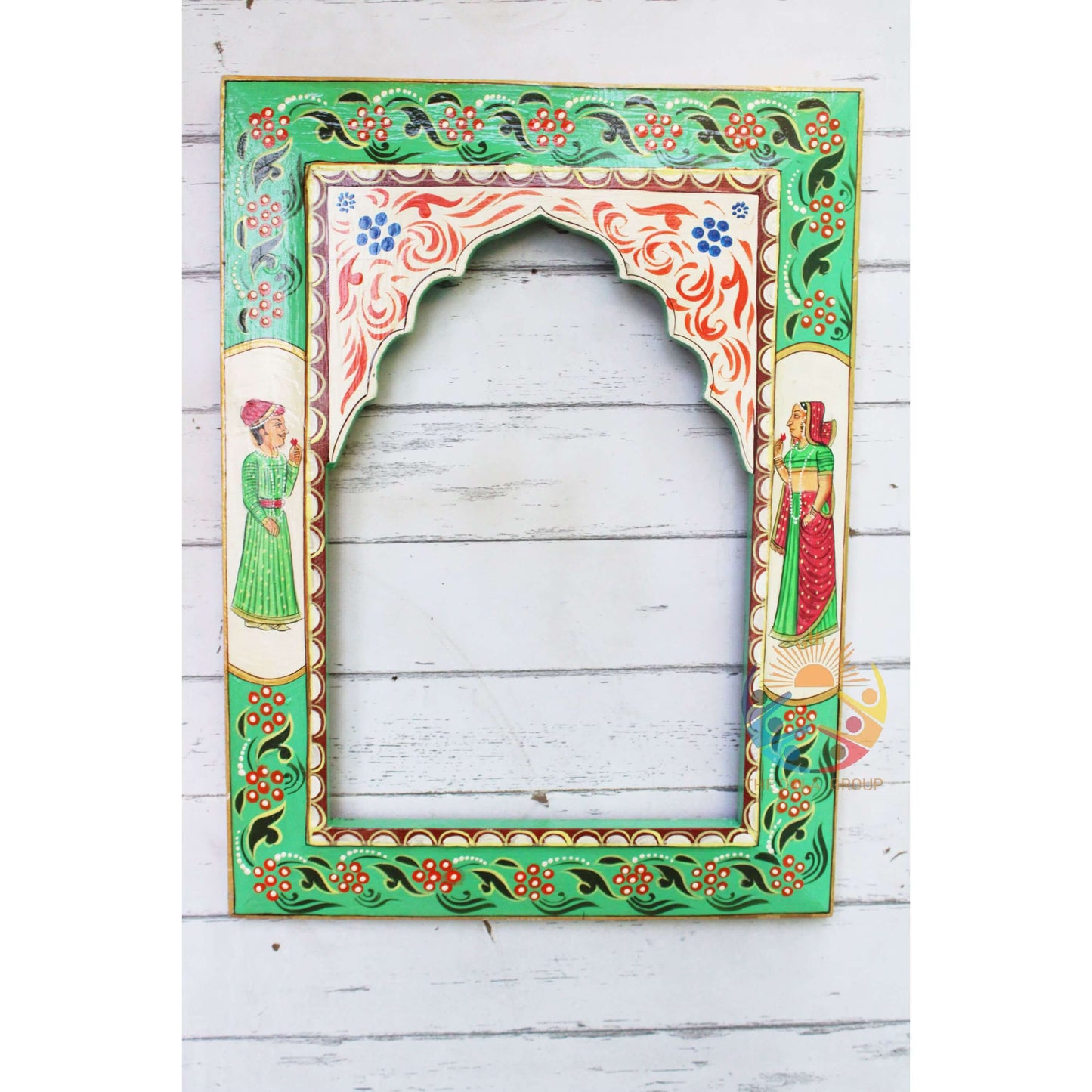 Handcrafted Artistic Wood Frame | Dual Use Design