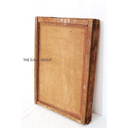 Artistic Wood Mirror Frame - Home Decor