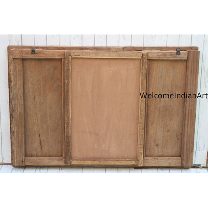 Artistic Wood Mirror Frame - Home Decor