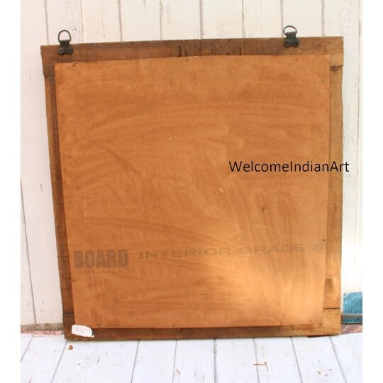 Artistic Wood Mirror Frame - Home Decor