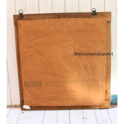 Artistic Wood Mirror Frame - Home Decor