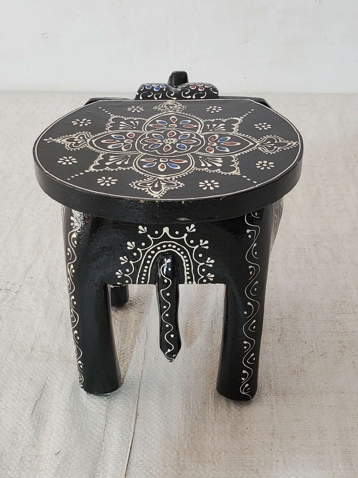 Artistic Elephant Shaped Stool