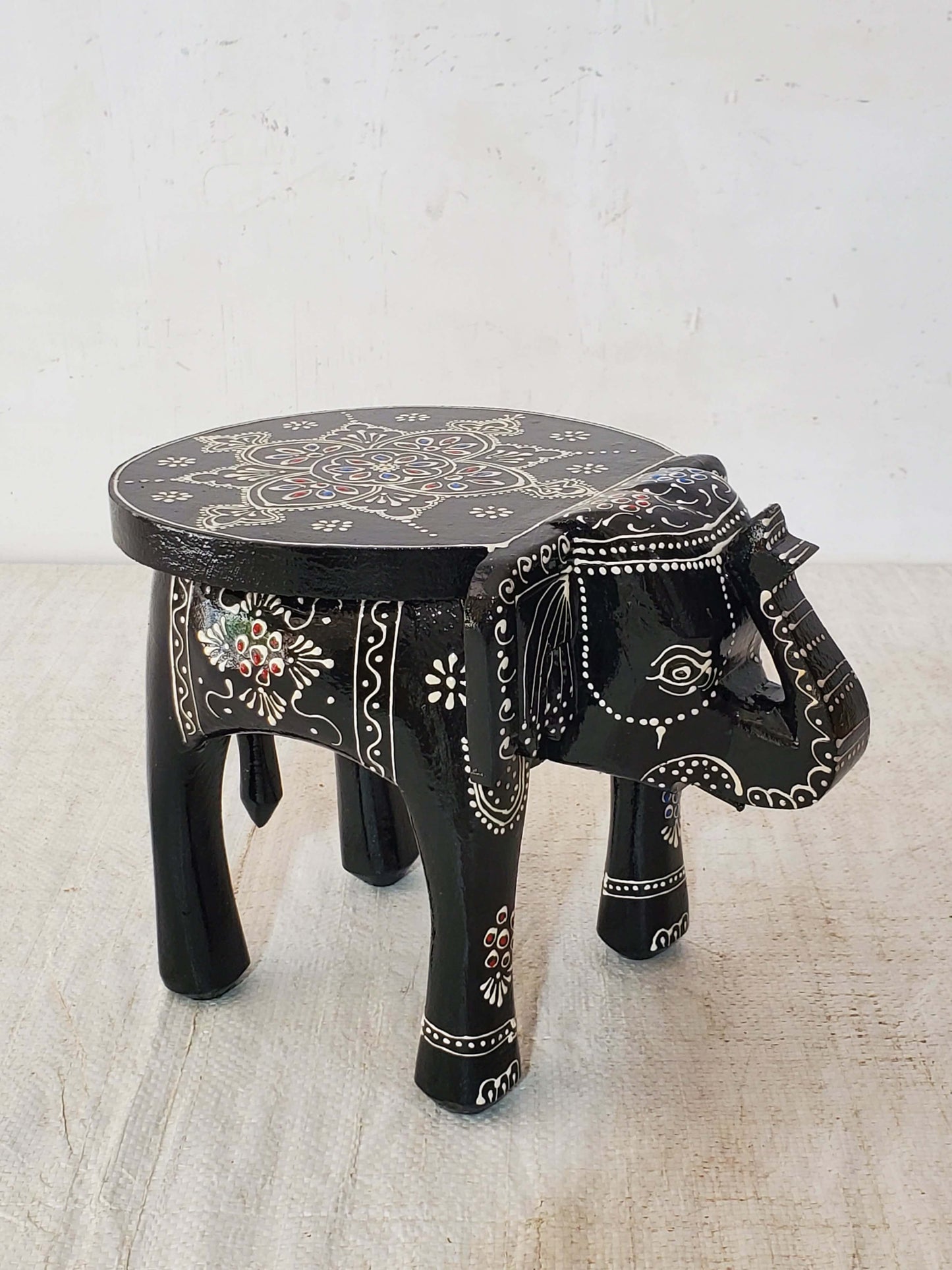 Artistic Elephant Shaped Stool