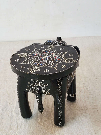 Artistic Elephant Shaped Stool