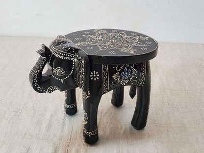 Artistic Elephant Shaped Stool