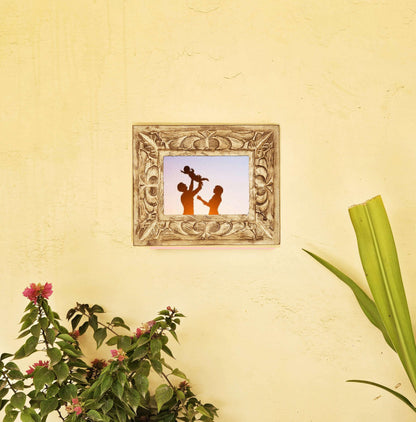 Wall Hanging Wooden Frame | Handcrafted | Teak Wood