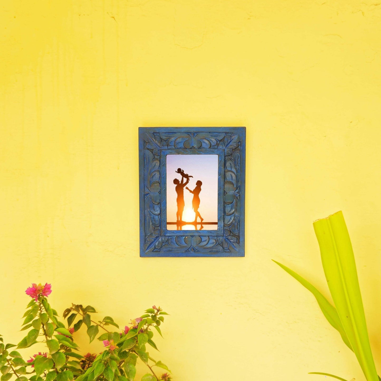 Wall Hanging Wooden Frame | Handcrafted | Teak Wood