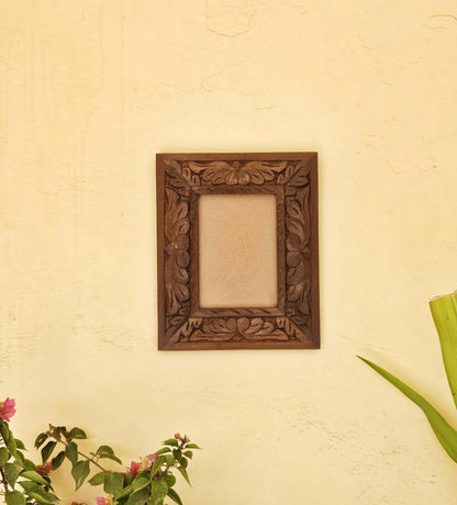 Wall Hanging Wooden Frame | Handcrafted | Teak Wood