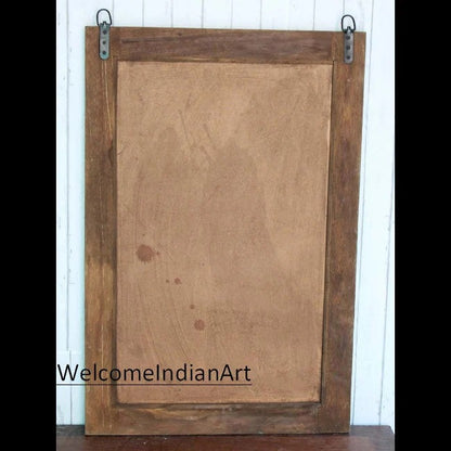 Tribal Typography Carved Wooden Frame