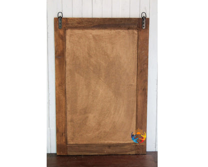 Tribal Typography Carved Wooden Frame