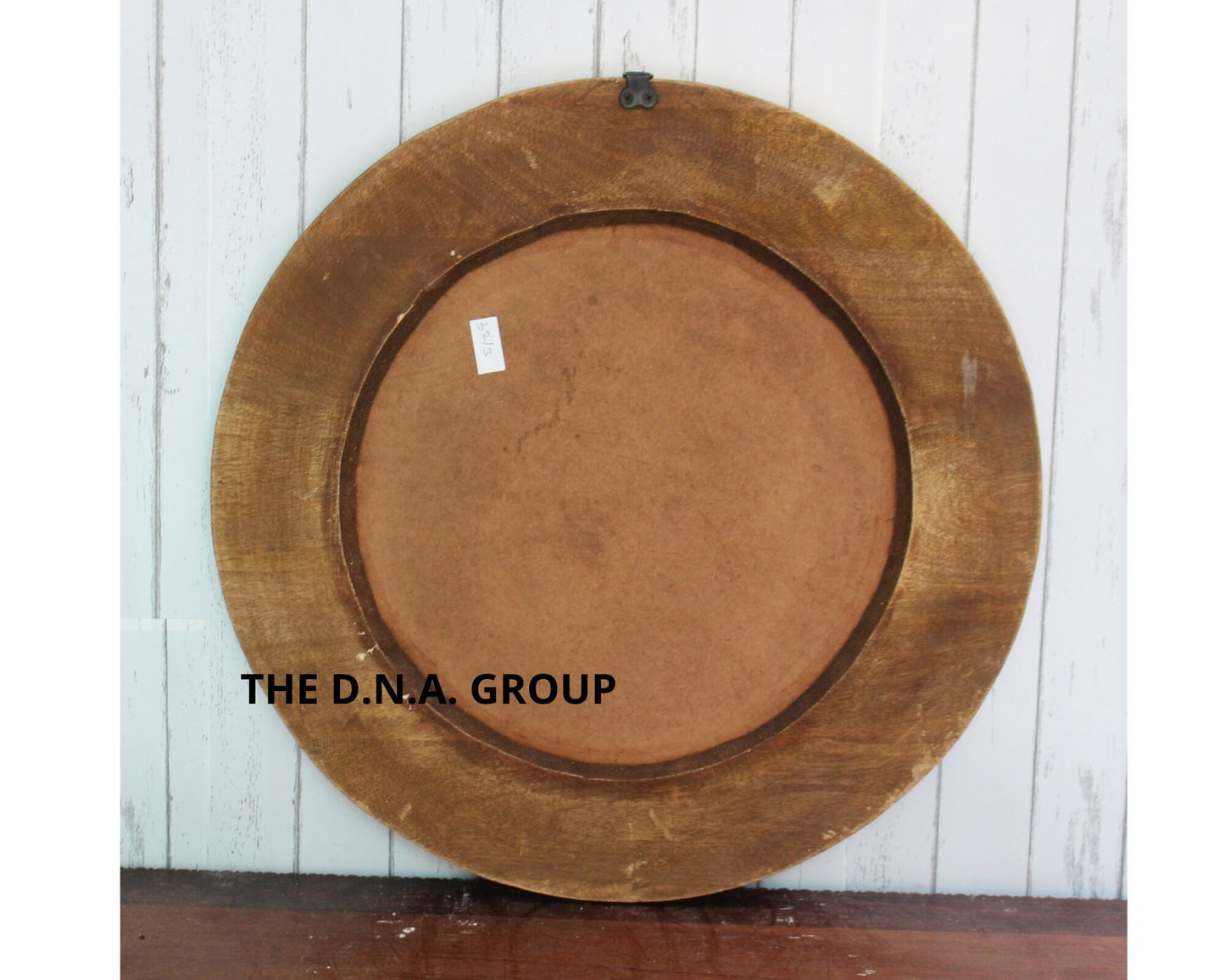 Vintage Style Wooden Round Mirror Frame