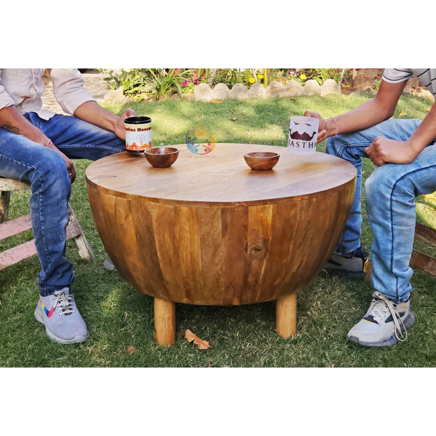Wooden Round Coffee Table