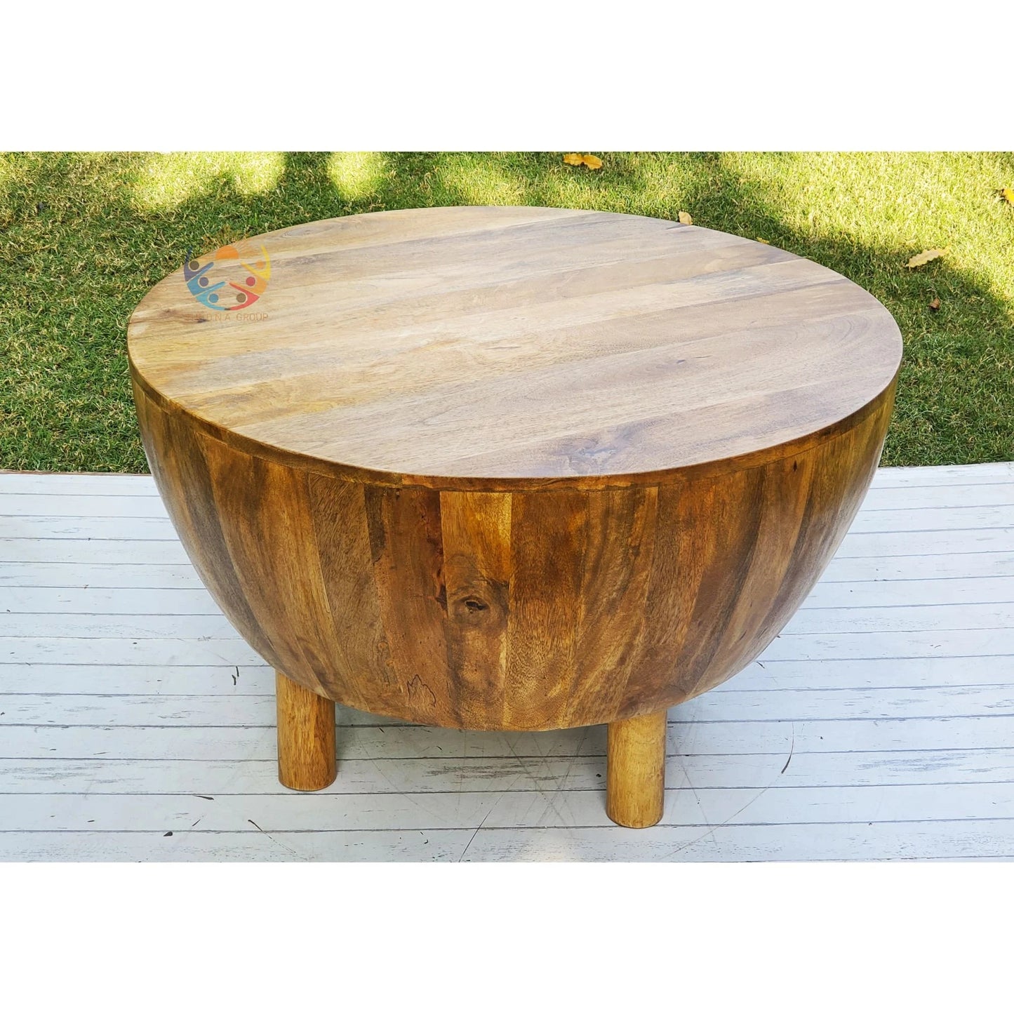 Wooden Round Coffee Table