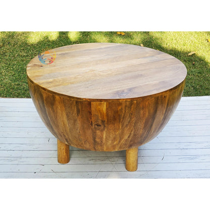 Wooden Round Coffee Table