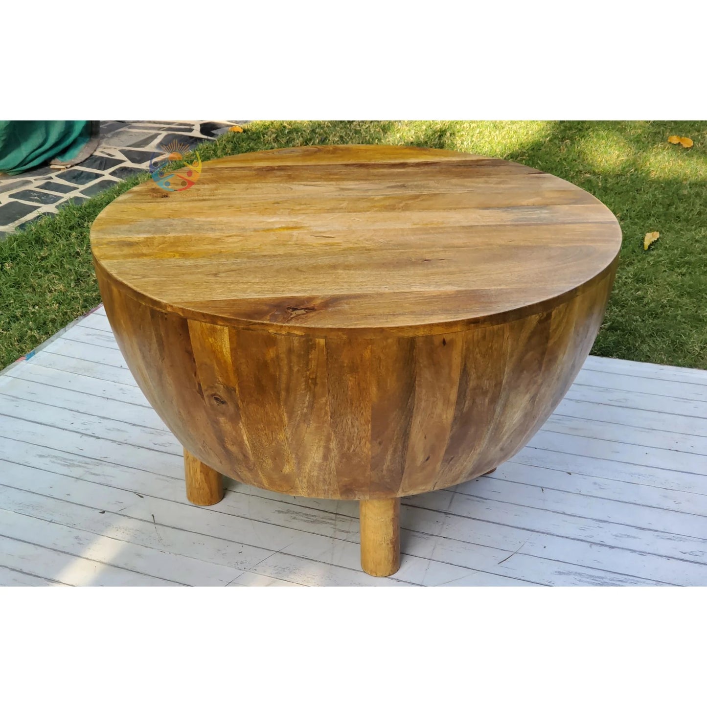 Wooden Round Coffee Table